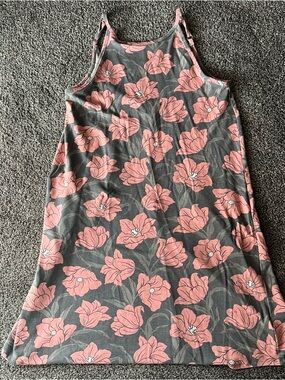 O'Neill Gray and Pink Floral Dress